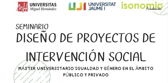 Seminario «Diseño de Proyectos de Intervención Social» – 21 de marzo