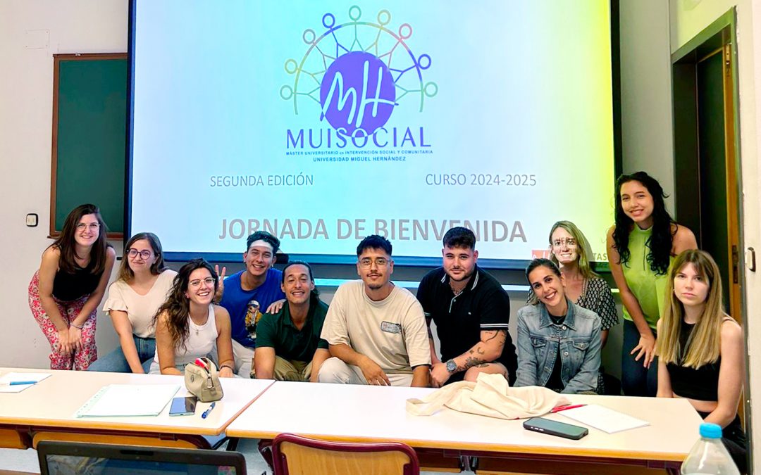 Bienvenida del nuevo curso 2024-2025 del Máster Universitario en Intervención Social y Comunitaria